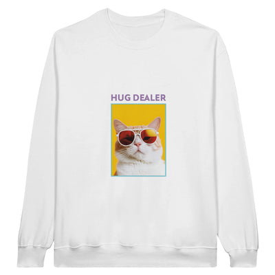 Sudadera Unisex Estampado de Gato "Distribuidor de Abrazos" Michilandia