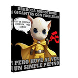 Lienzo de Gato "One Punch Cat" Michilandia | La tienda online de los amantes de gatos