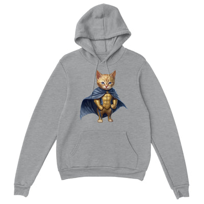 Sudadera con capucha unisex estampado de gato "Fluffy Sentry" Gelato