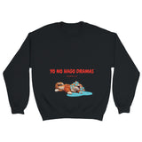 Sudadera Unisex Estampado de Gato "Drama Queen" Michilandia