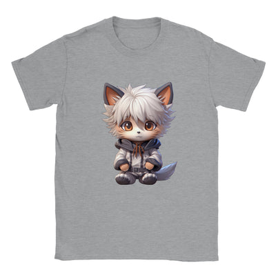 Camiseta unisex estampado de gato "KiruCat: El Neko Asesino" Michilandia | La tienda online de los amantes de gatos