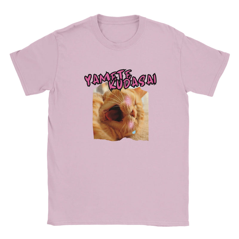 Producto: Camiseta júnior unisex estampado de gato "Yamete Kitty" Michilandia | La tienda online de los amantes de gatos