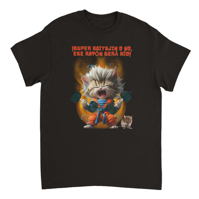 Camiseta Unisex Estampado de Gato 