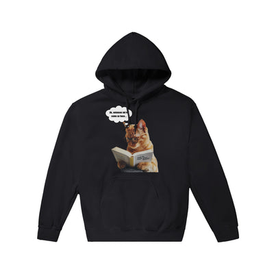 Sudadera con Capucha Unisex Estampado de Gato "Entrenando Humanos" Michilandia