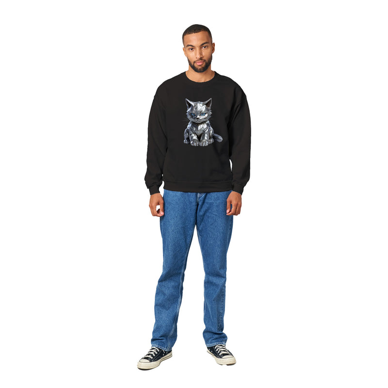 Sudadera unisex estampado de gato "Michi Colossus" Gelato