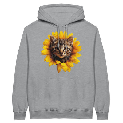 Sudadera con Capucha Unisex Estampado de Gato "Miau Solar" Michilandia