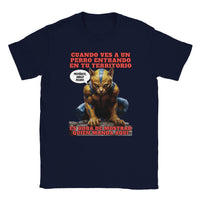 Camiseta unisex estampado de gato "Territorio Gatuno" Michilandia | La tienda online de los fans de gatos
