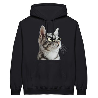 Sudadera con Capucha Unisex Estampado de Gato 