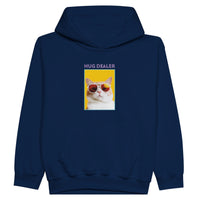 Sudadera con capucha júnior estampado de gato "Distribuidor de Abrazos" Michilandia