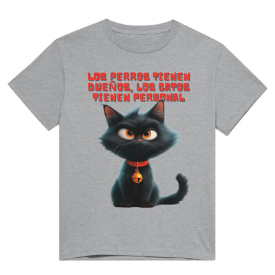 Camiseta Unisex Estampado de Gato "Personal Felino" Michilandia | La tienda online de los fans de gatos