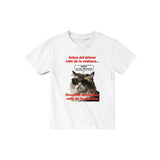Camiseta Junior Unisex Estampado de Gato "Amanecer Grumpy" Michilandia | La tienda online de los fans de gatos