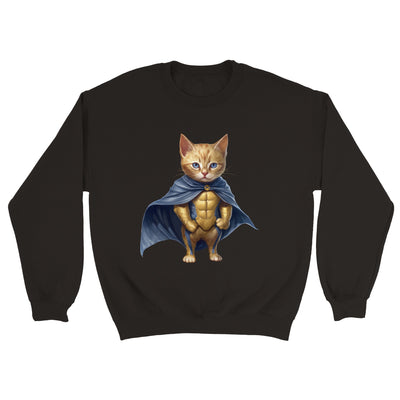 Sudadera unisex estampado de gato 