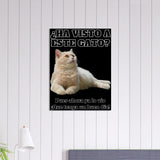 Panel de aluminio impresión de gato "Gato del Día" Michilandia | La tienda online de los fans de gatos