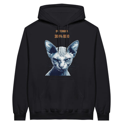 Sudadera con Capucha Unisex Estampado de Gato 