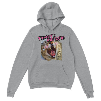 Sudadera con Capucha Unisex Estampado de Gato "Kawaii Bostezo" Michilandia | La tienda online de los amantes de gatos