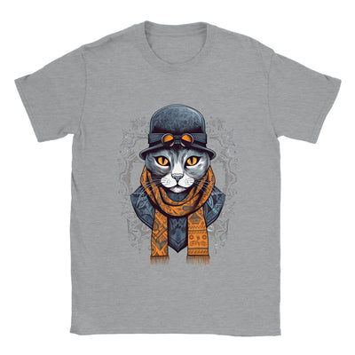 Camiseta unisex estampado de gato "Fashion michi" Gelato