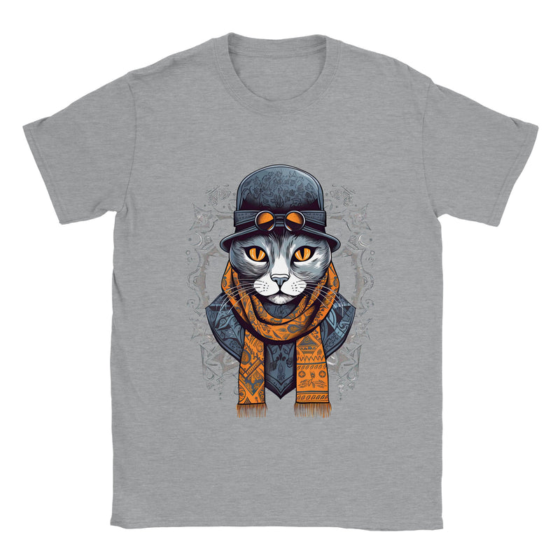 Camiseta unisex estampado de gato "Fashion michi" Gelato