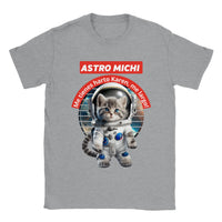 Camiseta unisex estampado de gato "Astro michi" Gelato