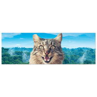 Panel de aluminio impresión de gato "Curiosidad Salvaje" Michilandia | La tienda online de los fans de gatos