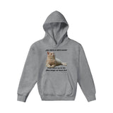 Sudadera con capucha júnior estampado de gato "Gato del Día" Michilandia | La tienda online de los fans de gatos