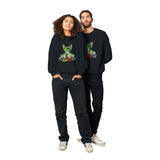 Sudadera Unisex Estampado de Gato "Guerreros Peludos Z" Michilandia | La tienda online de los fans de gatos