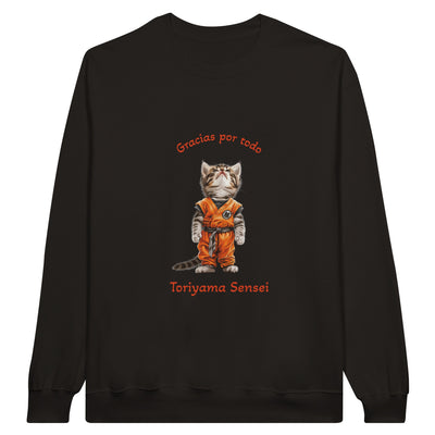 Sudadera Unisex Estampado de Gato 