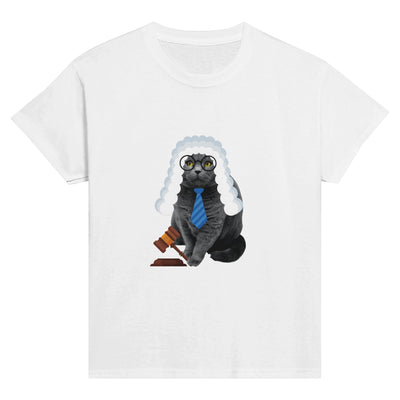 Camiseta Junior Unisex Estampado de Gato 