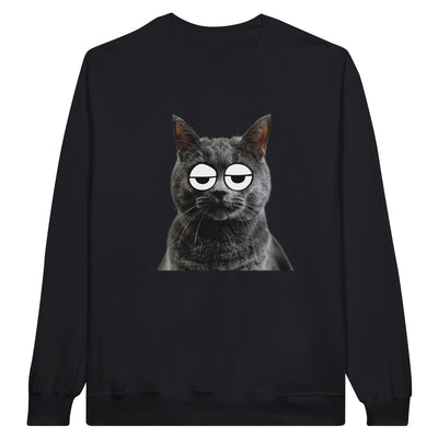 Sudadera Unisex Estampado de Gato 