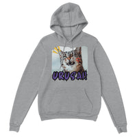 Sudadera con Capucha Unisex Estampado de Gato "Desprecio Felino" Michilandia | La tienda online de los amantes de gatos