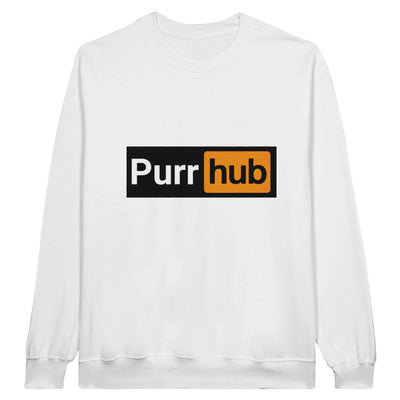 Sudadera Unisex Estampado de Gato "Purr Hub" Michilandia | La tienda online de los fans de gatos