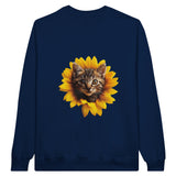 Sudadera Unisex Estampado de Gato "Miau Solar" Michilandia