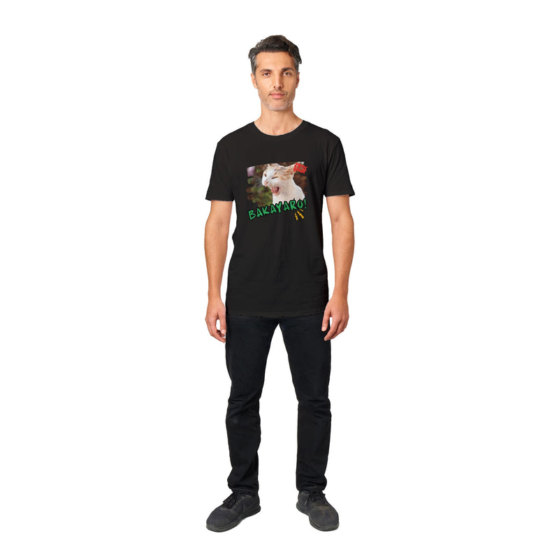 Camiseta unisex estampado de gato "Expresión Audaz" Michilandia | La tienda online de los amantes de gatos