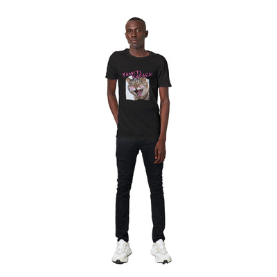 Camiseta unisex estampado de gato "Meme Neko Anime" Michilandia | La tienda online de los amantes de gatos