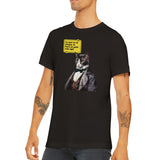 Camiseta unisex estampado de gato "Friedrich Michi Nietzsche"