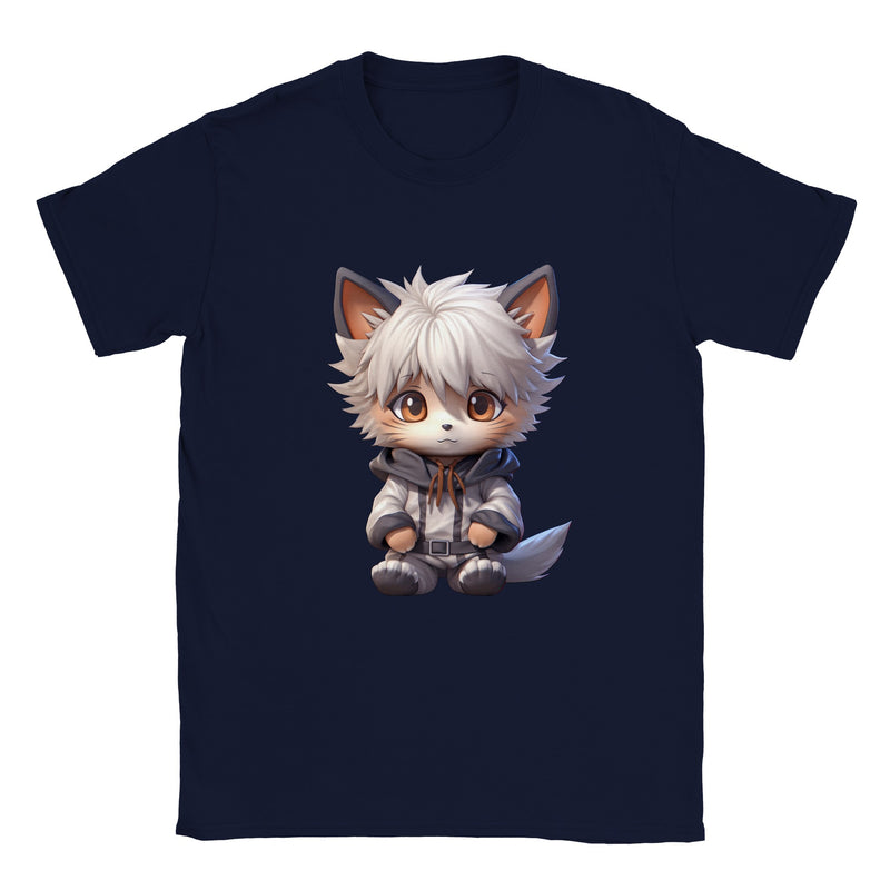 Camiseta unisex estampado de gato "KiruCat: El Neko Asesino" Michilandia | La tienda online de los amantes de gatos