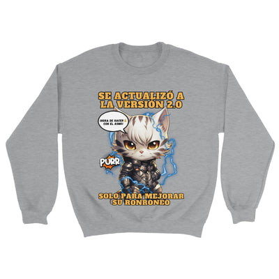 Sudadera unisex estampado de gato "Cyborg Kitty" Michilandia | La tienda online de los amantes de gatos