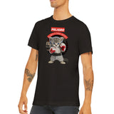 Camiseta unisex estampado de gato "Peligro" Gelato
