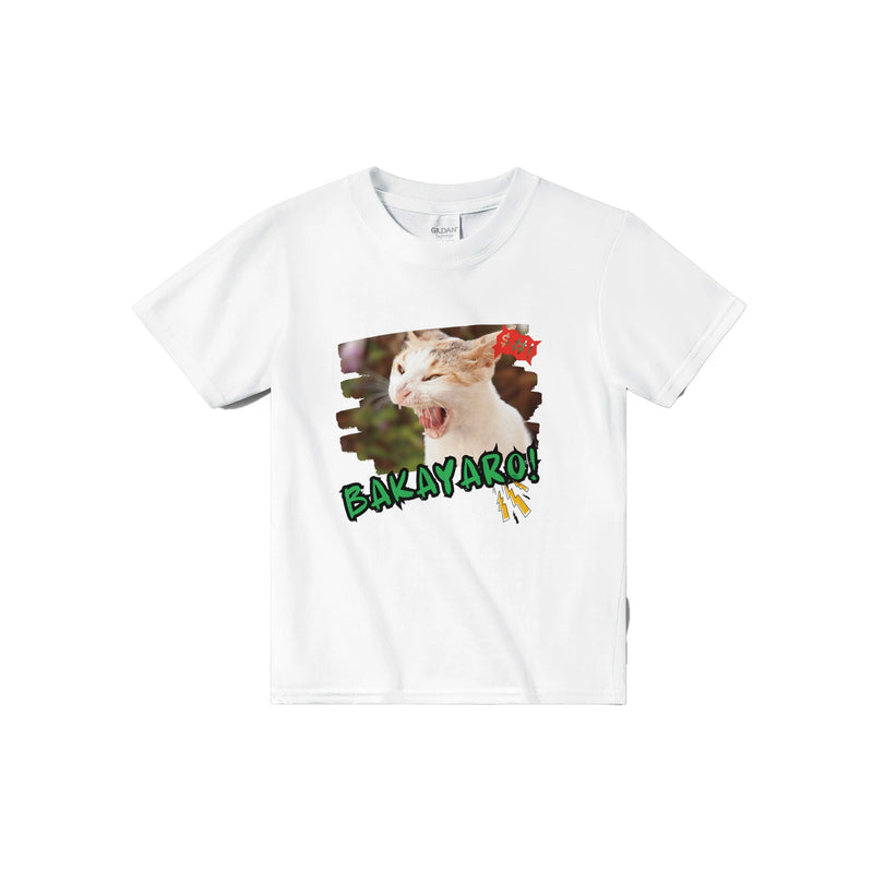 Camiseta Junior unisex Estampado de Gato "Expresión Audaz" Michilandia | La tienda online de los amantes de gatos