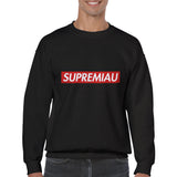 Sudadera Unisex Estampado "Supremiau" Michilandia | La tienda online de los fans de gatos