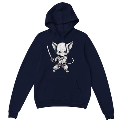 Sudadera con capucha unisex estampado de gato "Ninja Devon Rex" Gelato