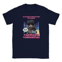 Camiseta Junior Unisex Estampado de Gato "Estilo Munchkin" Michilandia | La tienda online de los fans de gatos