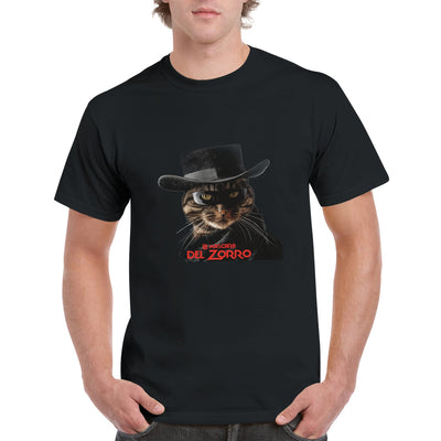 Camiseta Unisex Estampado de Gato 