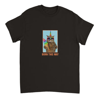 Camiseta Unisex Estampado de Gato "Miau Mágico" Michilandia