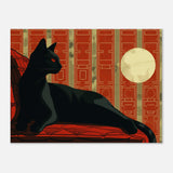 Panel de madera impresión de gato "Miau en el Deco" Michilandia | La tienda online de los fans de gatos