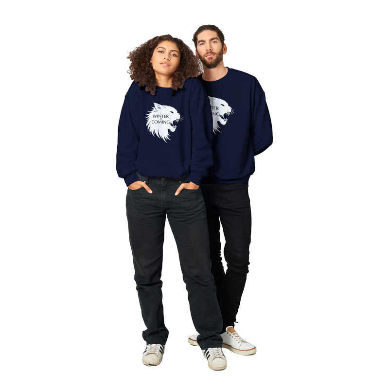 Sudadera Unisex Estampado de Gato "Nieve y Garra" Michilandia | La tienda online de los fans de gatos