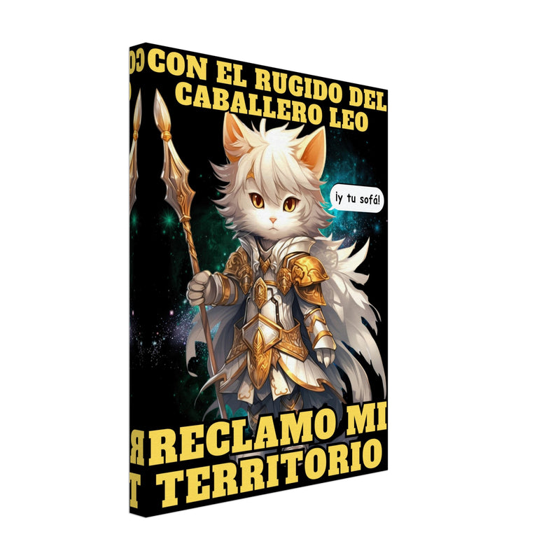 Lienzo de Gato "Caballero del Sofá" Michilandia | La tienda online de los amantes de gatos