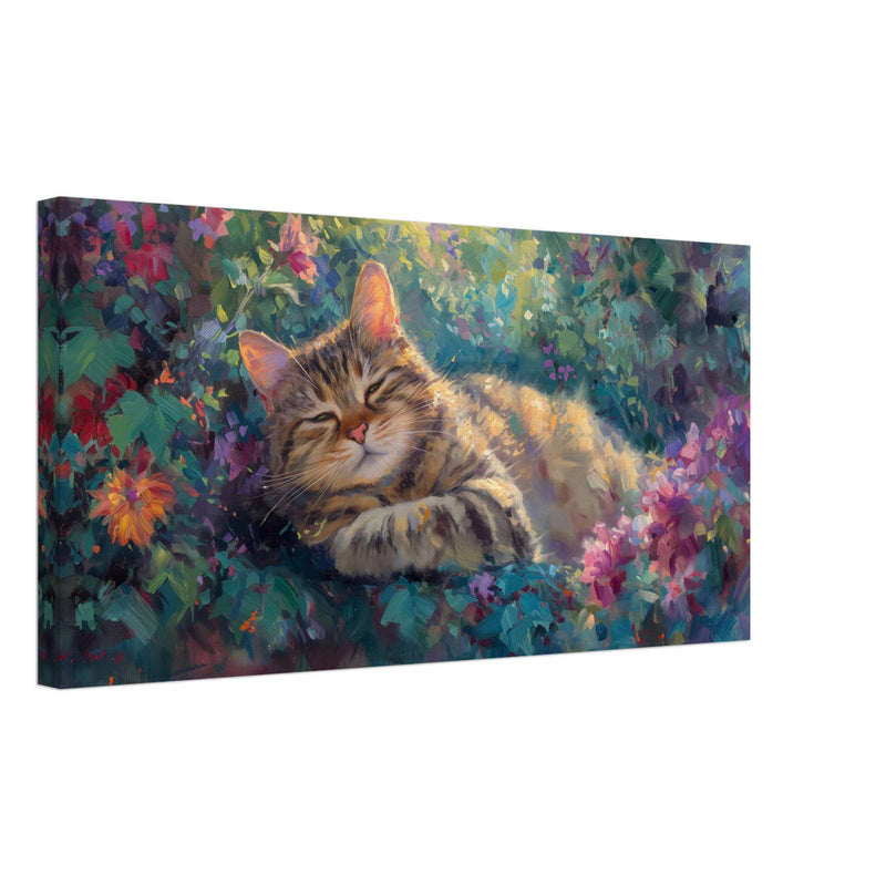 Lienzo de gato "Monet Miau" Michilandia | La tienda online de los fans de gatos