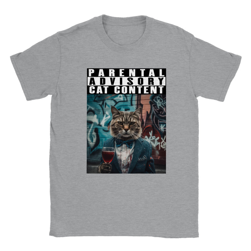 Camiseta unisex estampado de gato "Michi Elegante" Gelato