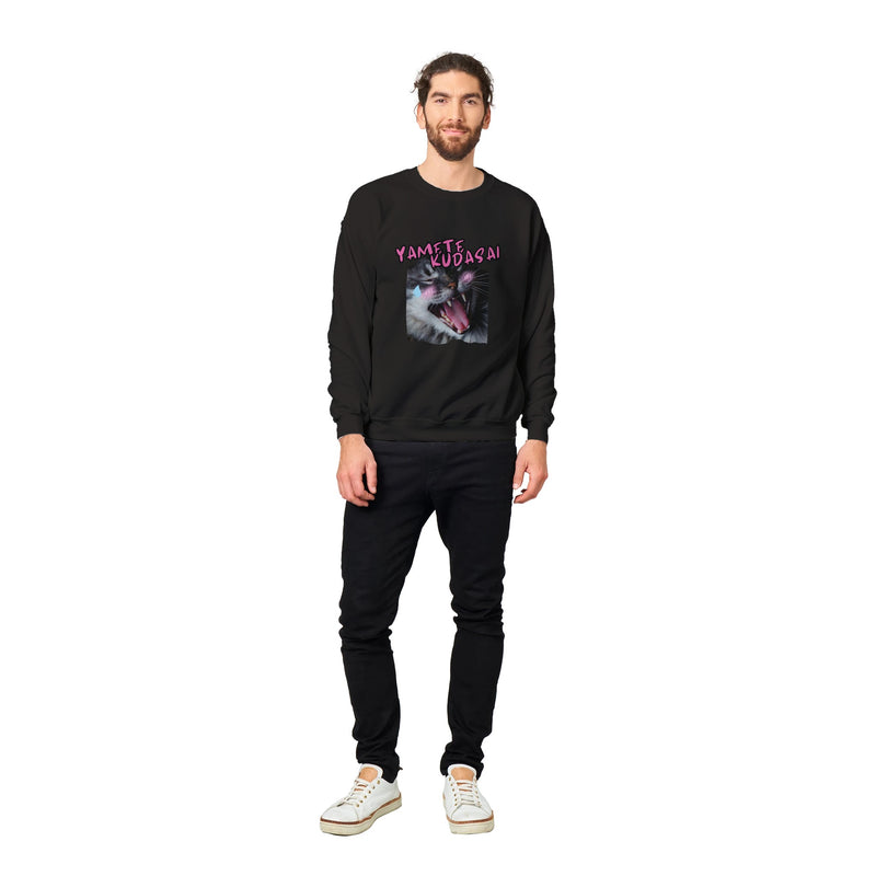 Sudadera unisex estampado de gato "Sonrojo Neko" Michilandia | La tienda online de los amantes de gatos