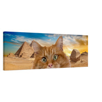 Lienzo de gato "Invasión Felina en Egipto" Michilandia | La tienda online de los fans de gatos